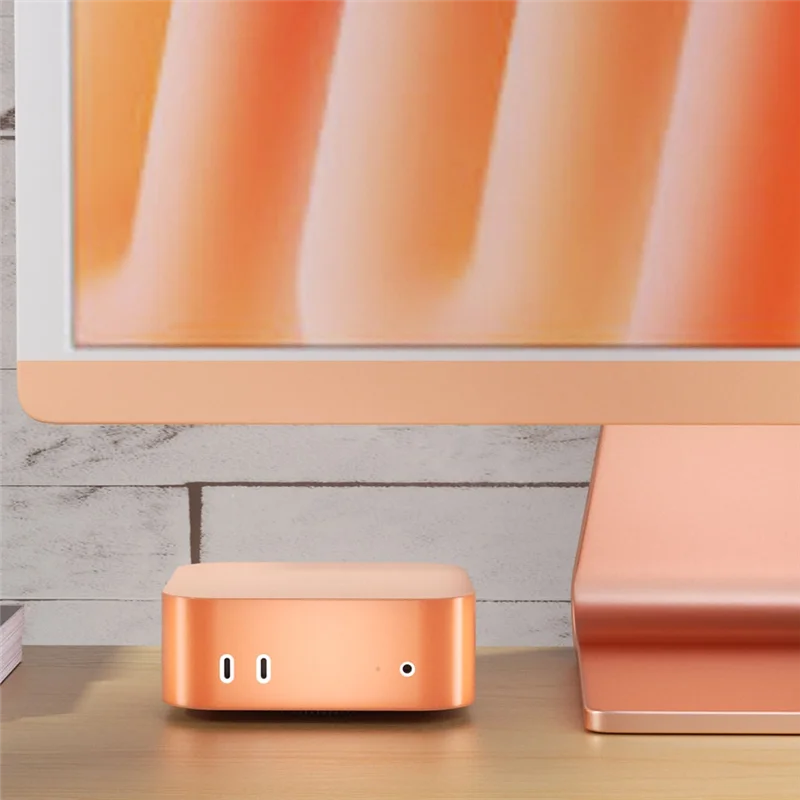 Para 2024 Mac Mini M4/M4 Pro Funda protectora de silicona Ajuste preciso, cubierta a prueba de polvo y caídas para una mayor durabilidad B