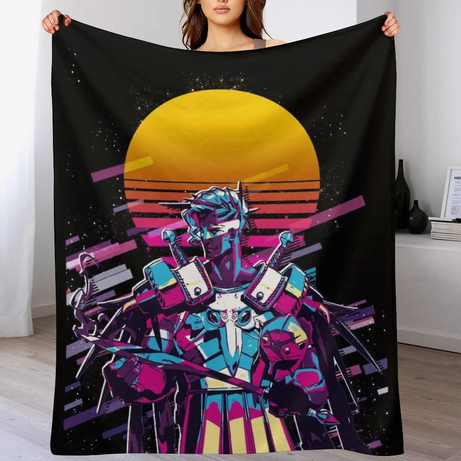 

Ares - Hades (80s Retro) Throw Blanket Warm Throw Blanket Gift for Anniversary