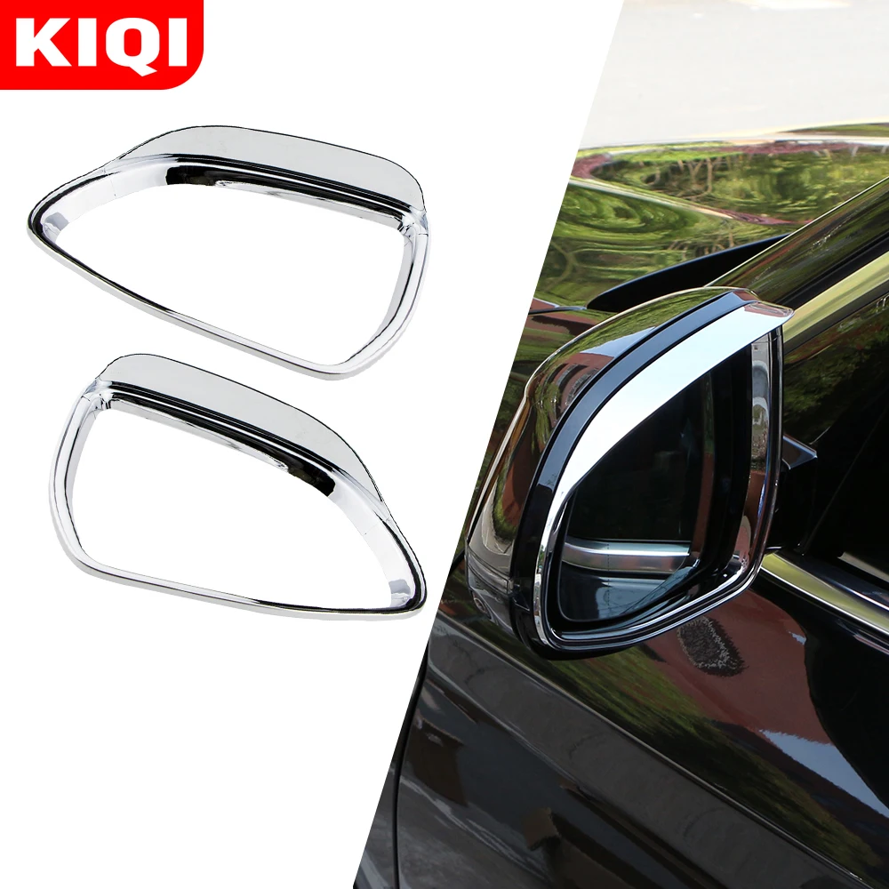 

Chrome Rearview Mirror Eyebrow For BMW X3 G01 2018-2022 Visor Exterior Accessories Waterproof Rain Cover Protection Decoration