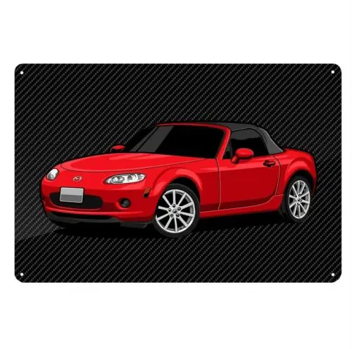 Mx5 Miata Nc Roadster Car Metal Poster Tin Sign 20x30cm