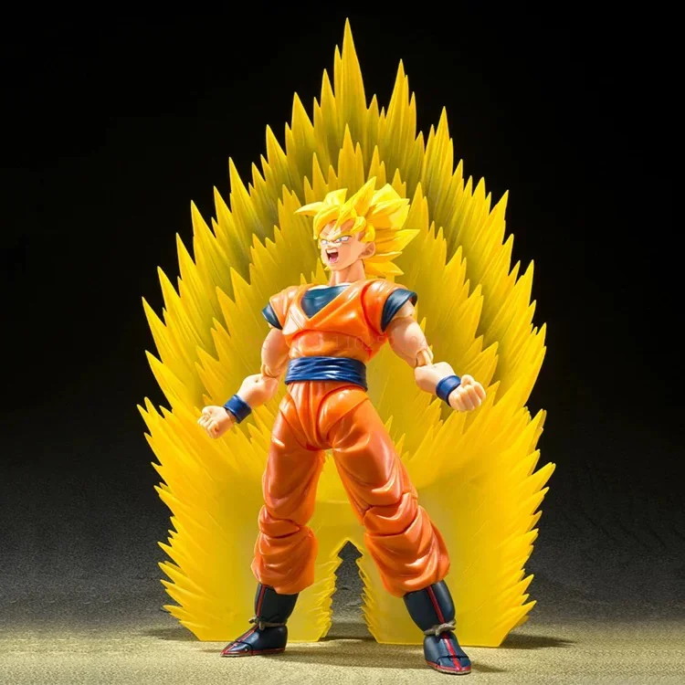 In magazzino Bandai S.H. Figuards Shf Dragon Ball Son Goku'S Effect Parts Set Anime Action Figure Toy Gift Model Collection Toy Gifts