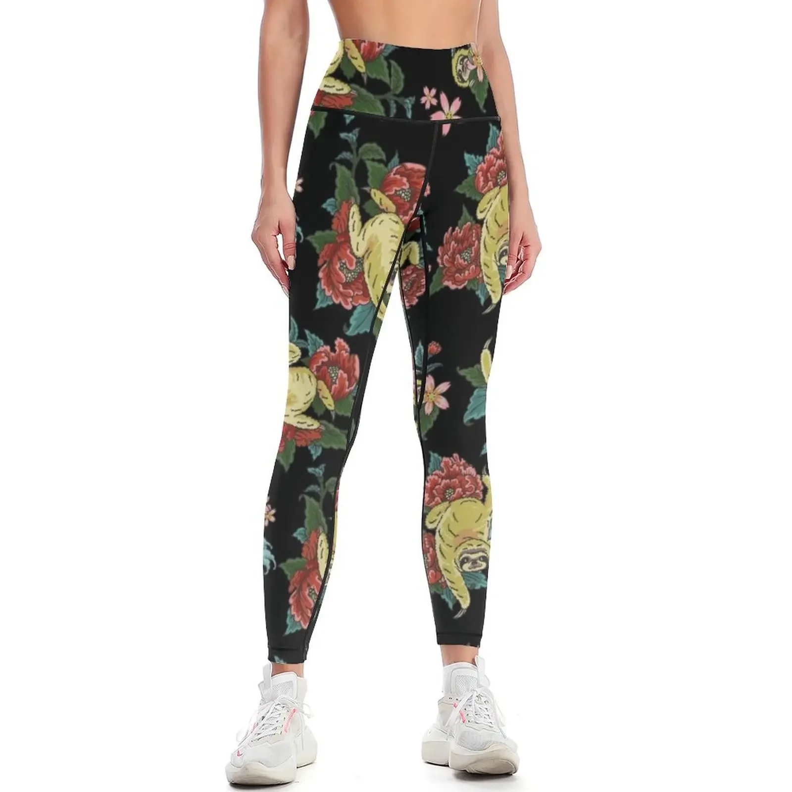 

Sloth Tattoo Leggings joggers for legging pants raises butt Sports pants for Womens Leggings