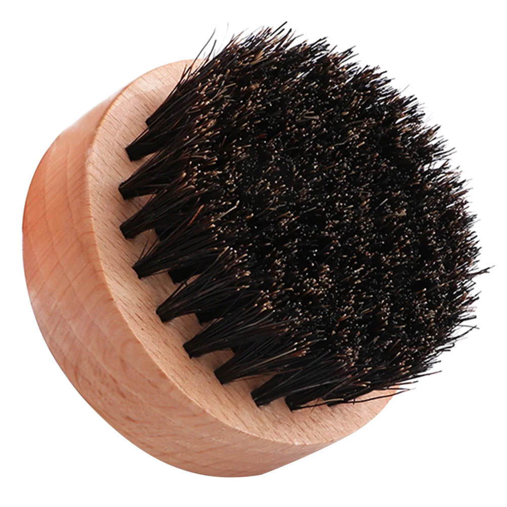 Bristle Beard Bristle Beard Comb Wooden Handle Hair Mustache Brush Beard Styling Tool for Men