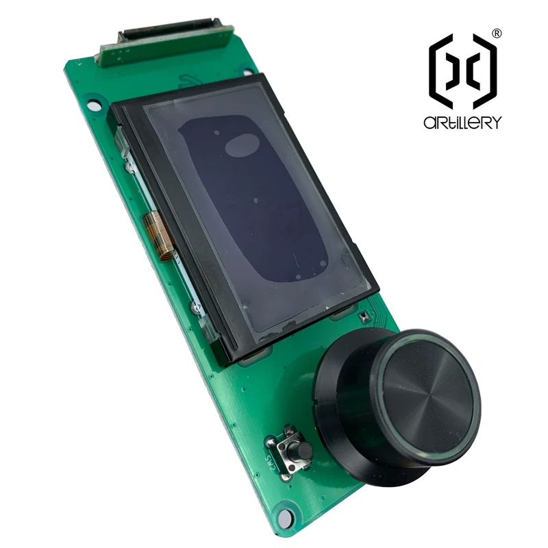 Artilharia impressora 3d hornet tela placa-mãe kit acessórios originais 12864mini lcd com botão & slot para cartão sd