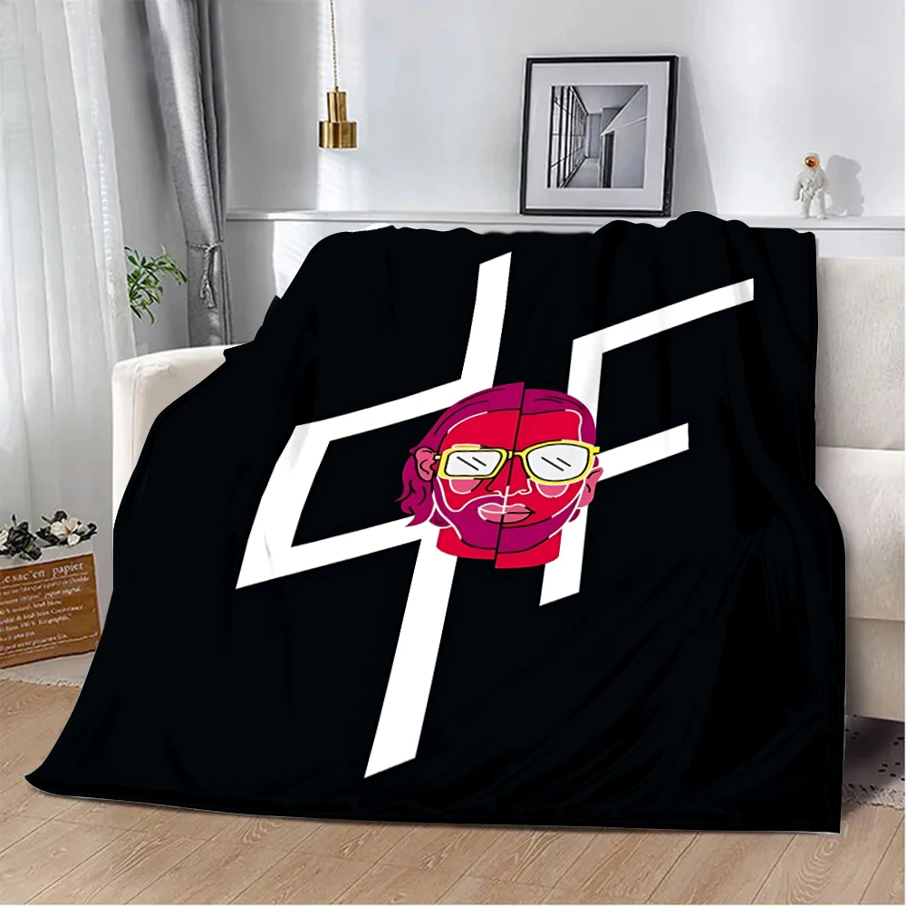 Printed Blanket Picnic Blankets Rapper PNL QLF Singer Warm Blanket Soft and Comfortable Blanket Home Travel Birthday Gift