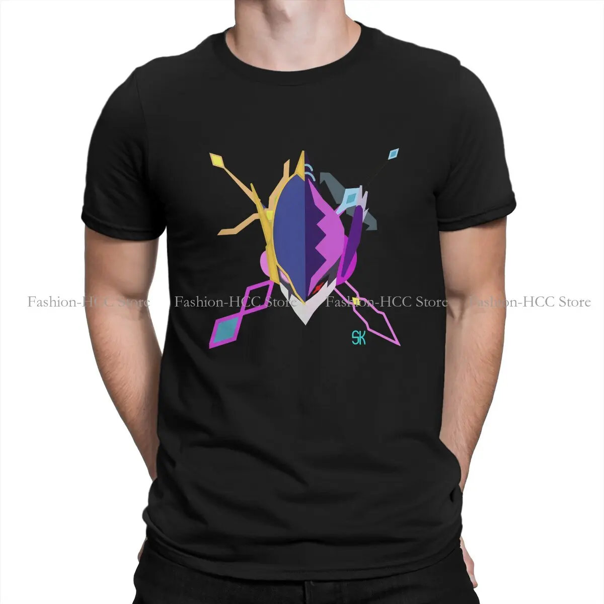 Yu-Gi-Oh! Cartoon Anime Polyester TShirt for Men Playmaker VS AI Casual Tee T Shirt Novelty