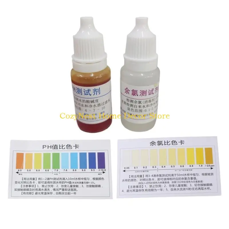 92MF Test Liquid with Test Card Detect the Filtered Water of Water Purifier