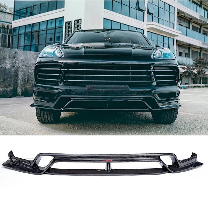 

For Base 9Y0 2018-2023 Carbon Fiber Front Bumper Lip Chin Body Kits Auto Parts CMST Style Genuine Product Forged