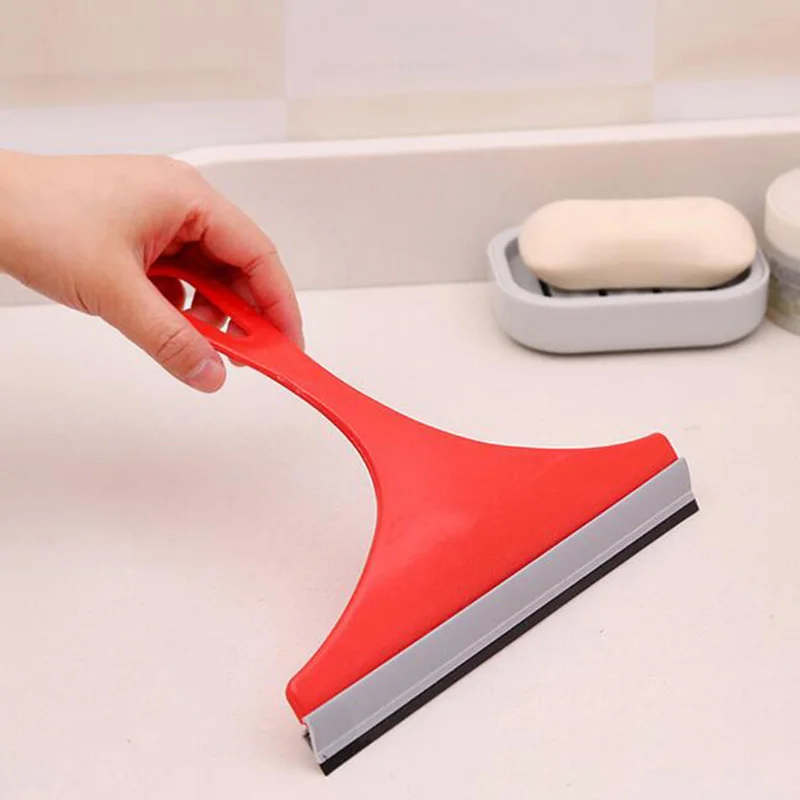 Soft Plastic Car Window Wiper Glass Squeegee Screen Washer Glass Cleaning Brush Household Cleaning Tools Accessories