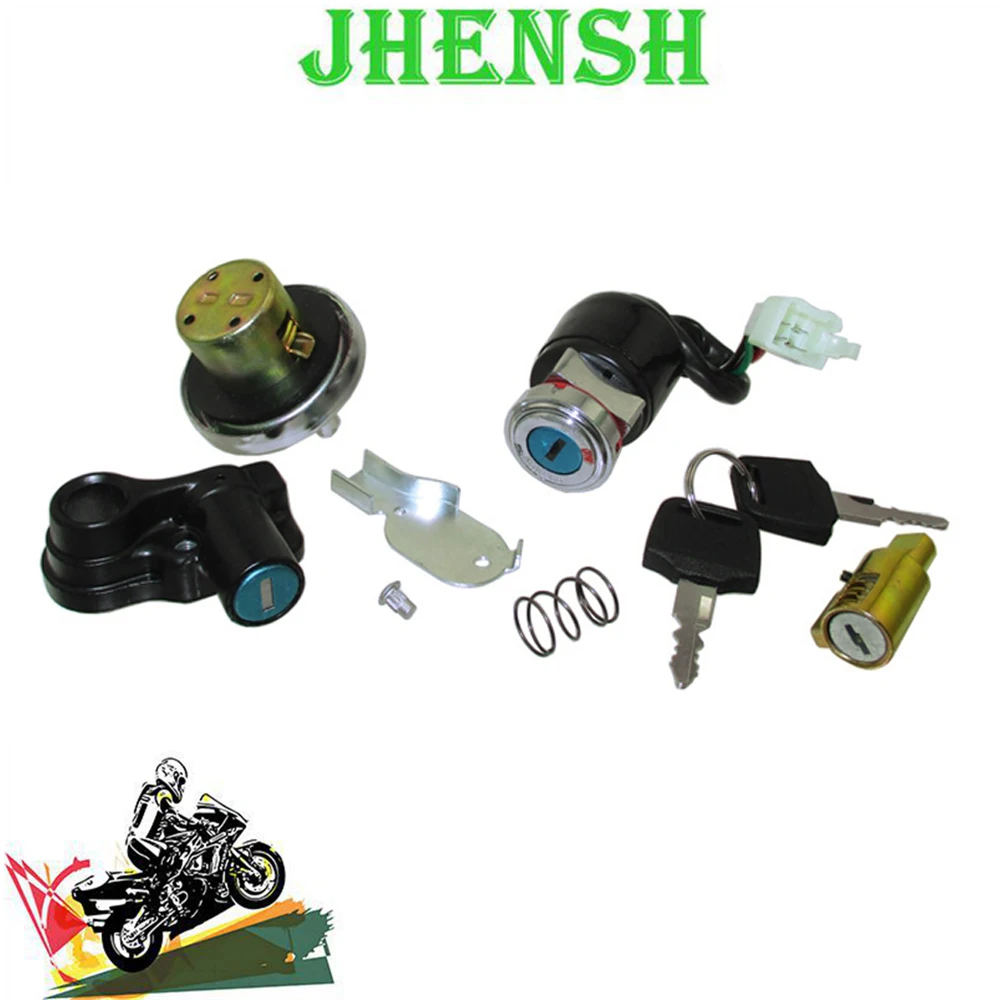 JHENSH Key Switch Lock Tank Cap For Dax Skyteam 50cc 125cc ST50 ST125