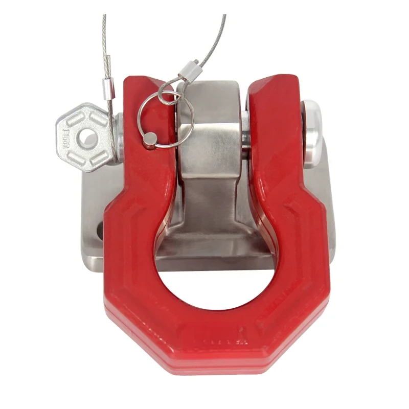 

Universal Hole Spacing Stainless Steel Base With 40CR Steel U-Shackle Tow Hook Trailer Parts & Accessories