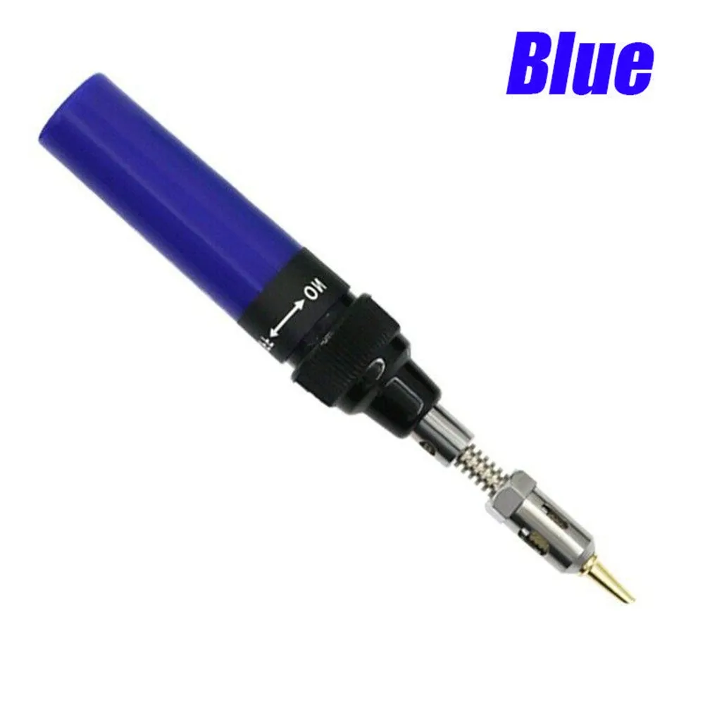 Yellow Welding Tool 13Pcs/Set Plastic Steel Torch Welding Tool Blue Butane Cordless Gas Soldering High Quality