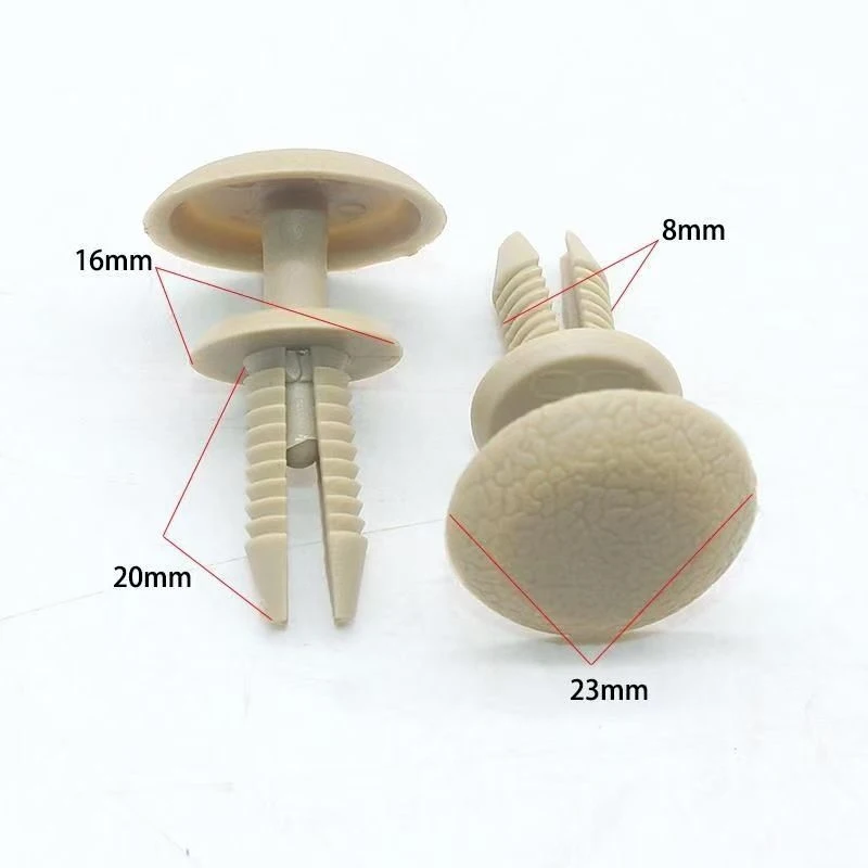 30pc Car Door Panel Fastener Clips Tri-wheeler Cabin Interior Plastic Nylon Screw Buckle Retainer Clips Car Door Panel Buckles