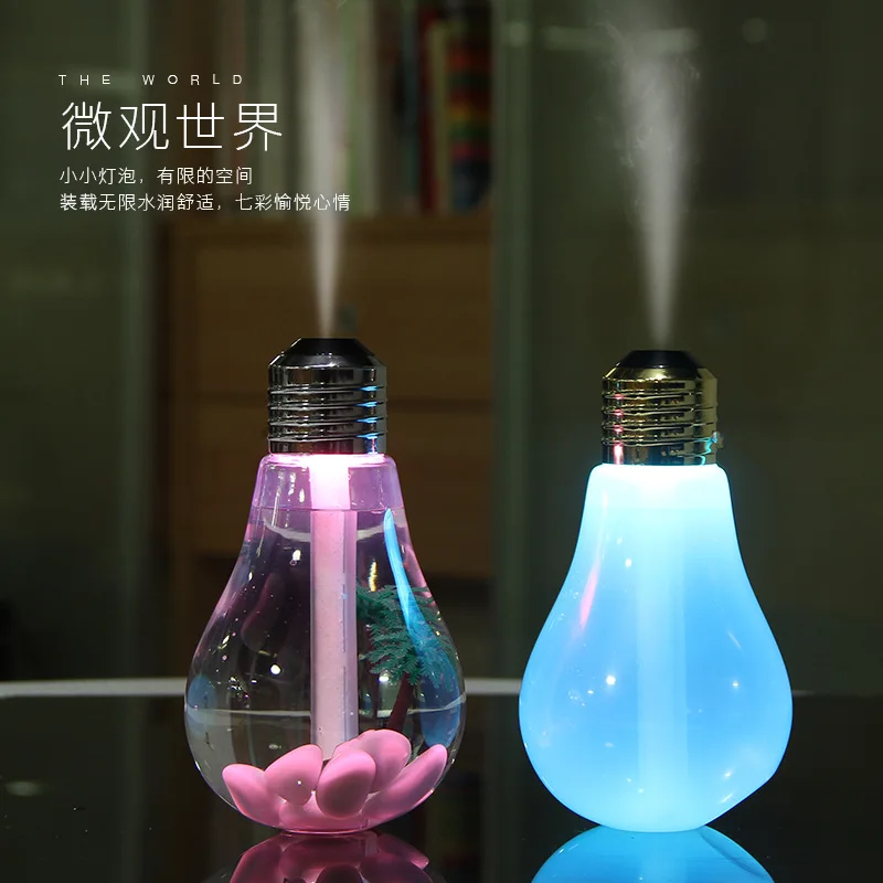 เครื่องเพิ่มความชื้นในอากาศขนาดเล็กพัดลม USB สำหรับคุณใช้ในห้องนอนที่ไม่มีเสียงสเปรย์สร้างบรรยากาศ