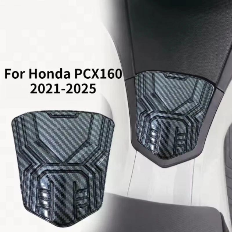 Durable Easy Install Scooter Mod Accessory Water Transfer Carbon Fiber Fuel Tank Cap Cover for Honda PCX160 2021-2025