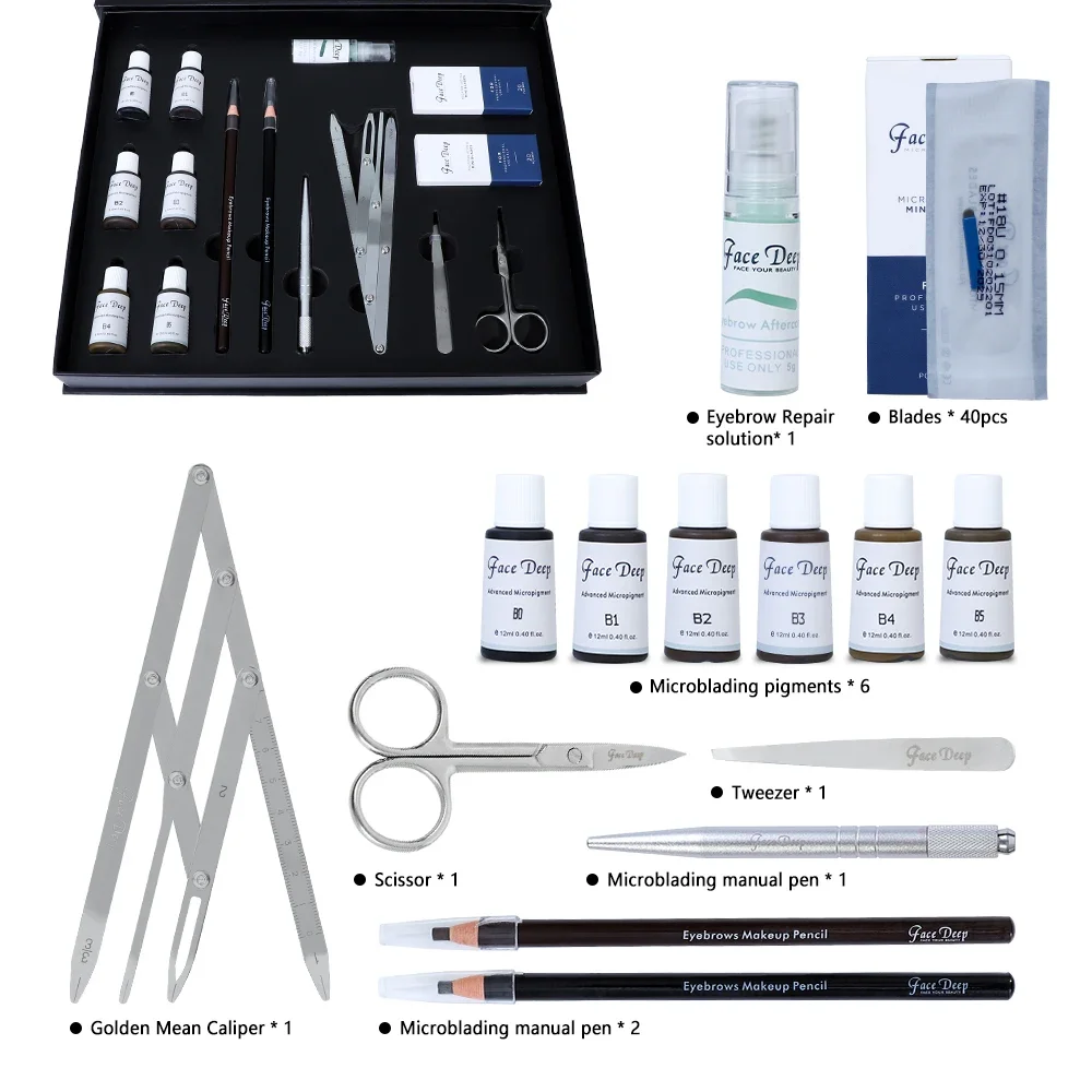 Wenshen complete Complete microblading Set professional Permanent Makeup tattoo kit