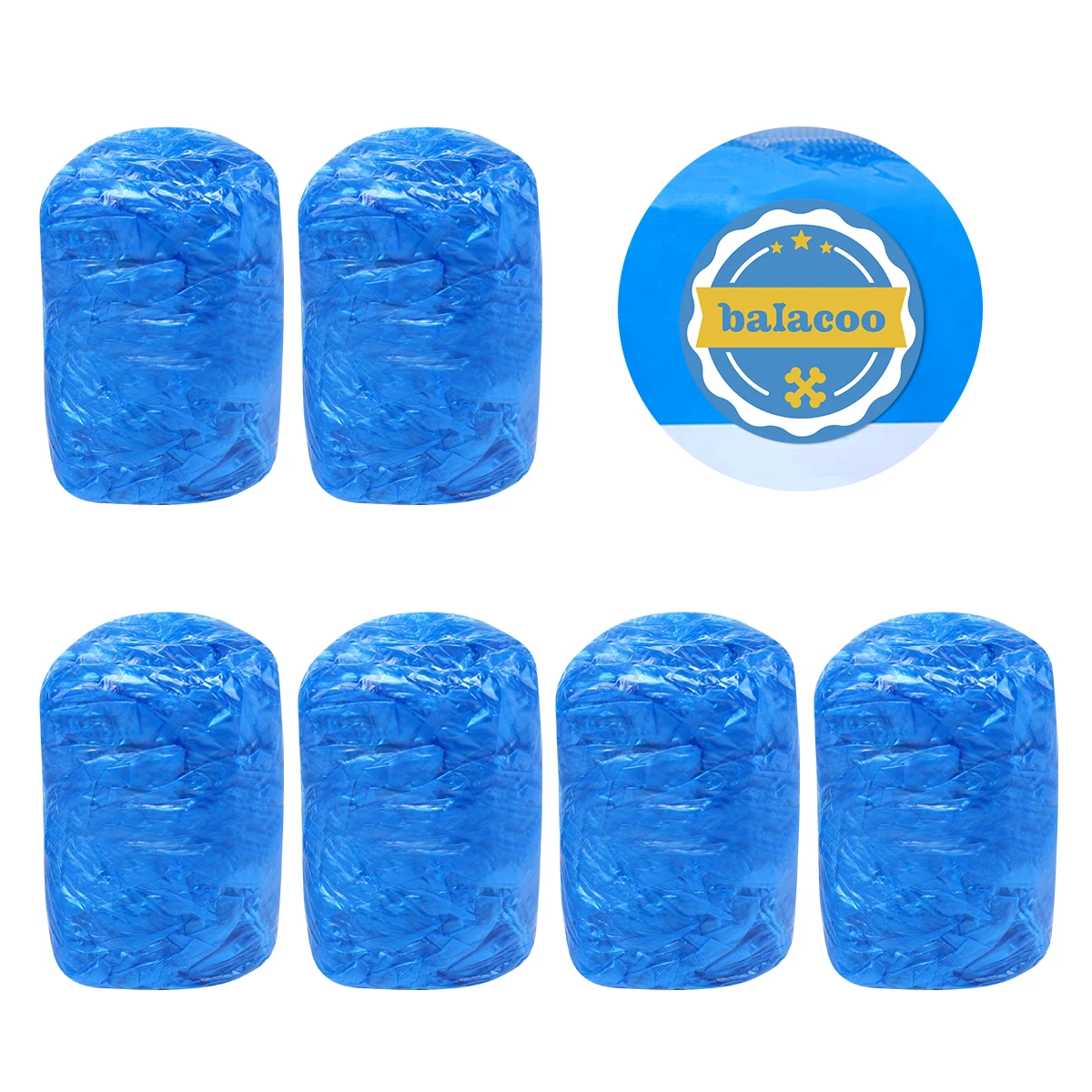 

100Pcs Disposable Plastic Shoe Covers Elasticated Overshoes for Indoor Outdoor Use Office Home Car Laboratory Dirt Protection