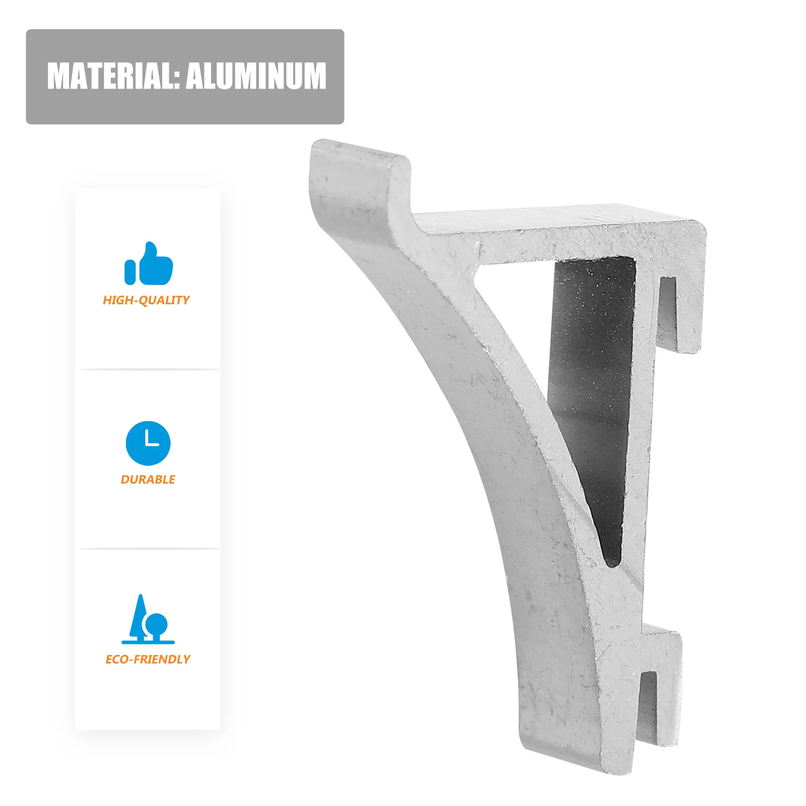 

Stainless Steel Hook Fridge Metal Support Bracket for Shelf Kitchen Appliance Packages Refrigerators Silver Shelves