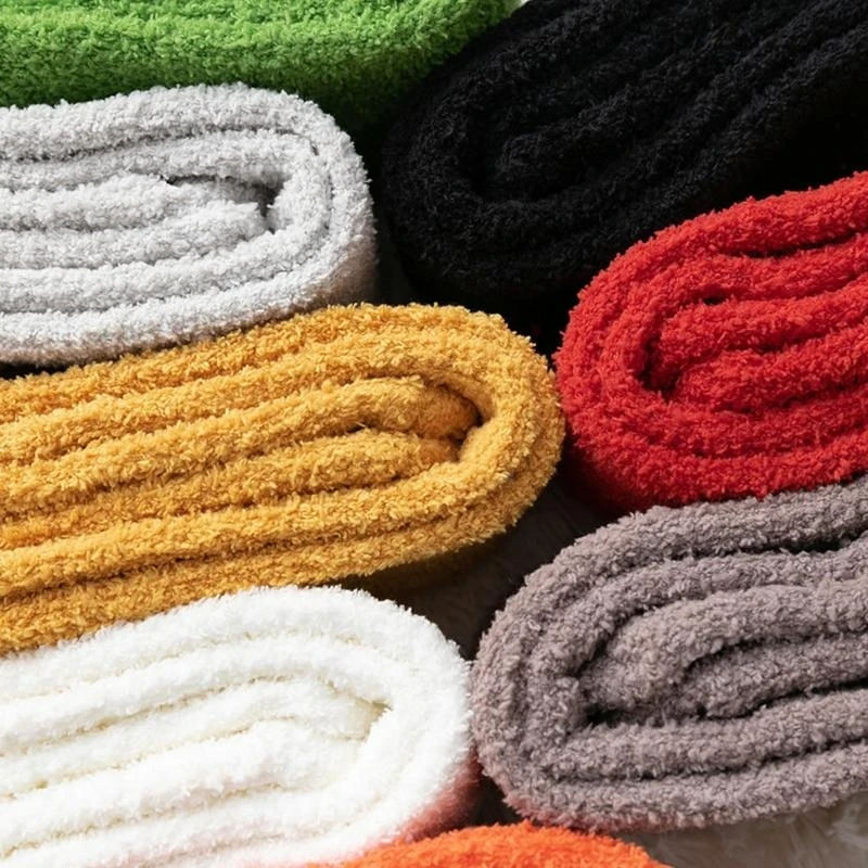 

8 пар женских и мужских мягких теплых коралловых бархатных гольфов, однотонные гольфы с вышивкой мультфильмов и животных, чулки