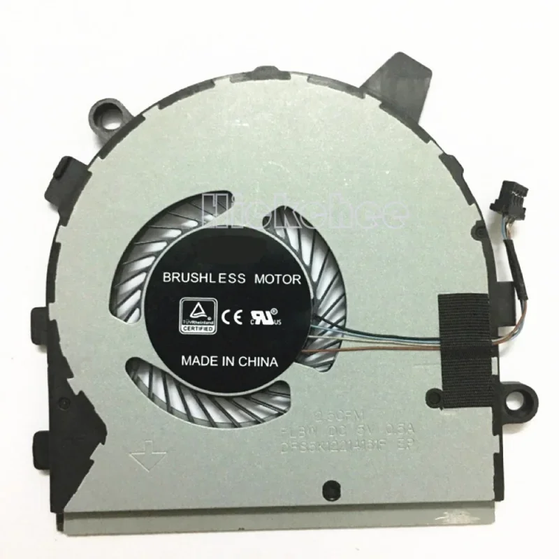 New Cooling Fan For Dell Inspiron 13 7390 2-in-1 01XVDH radiator fan FLBW 4pin 0HYPYN 023. DDFS5K12214161F100GI.0011. A010