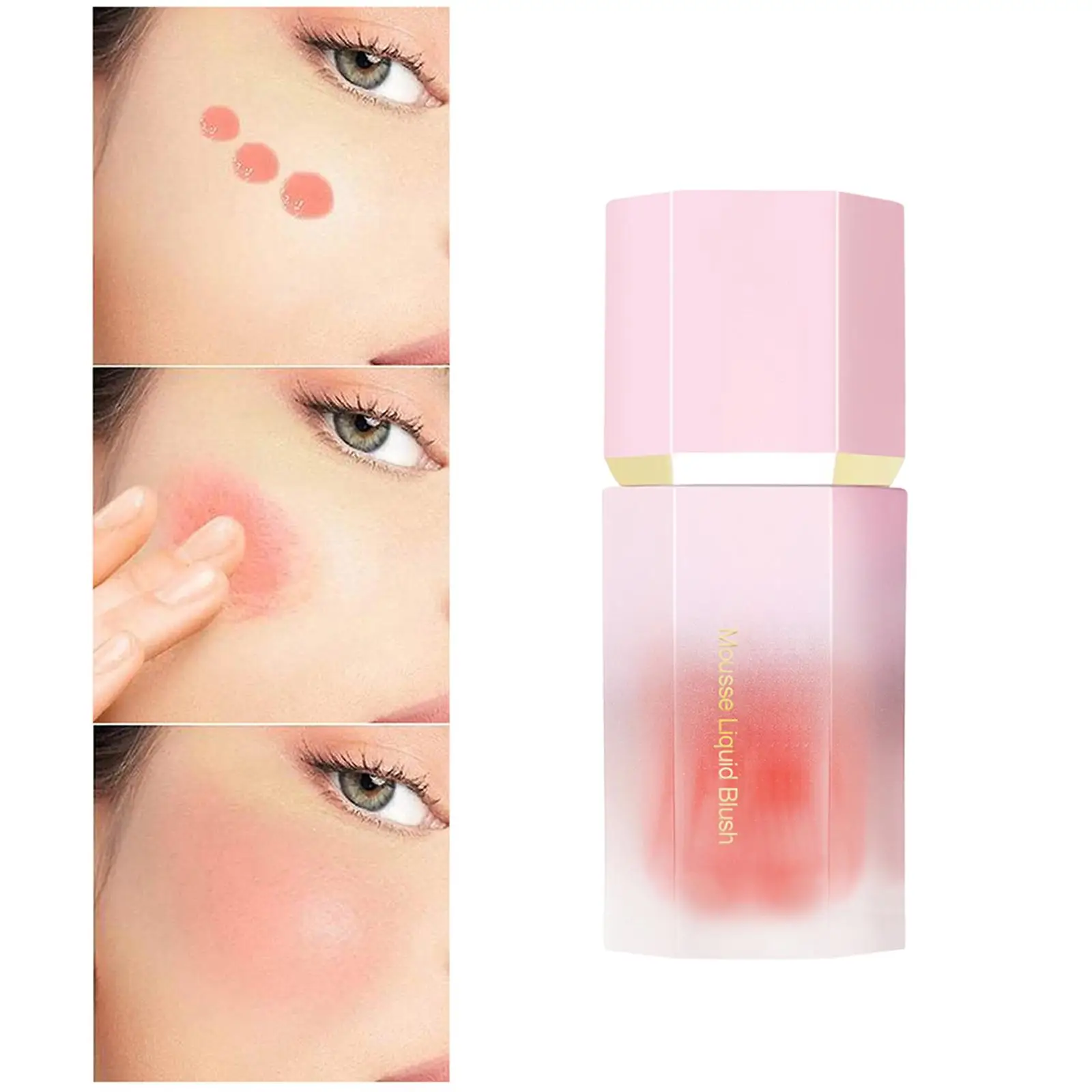 Fard à joues liquide lisse, polyvalent, nourrissant pour le visage, cosmétiques, mélange sans effort pour filles et femmes