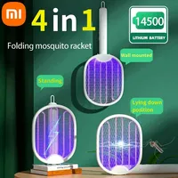 Xiaomi Foldable Electric Mosquito Killer Swatter Trap USB Rechargeable Mosquito Racket Insect Killer with UV Light Bug Zapper