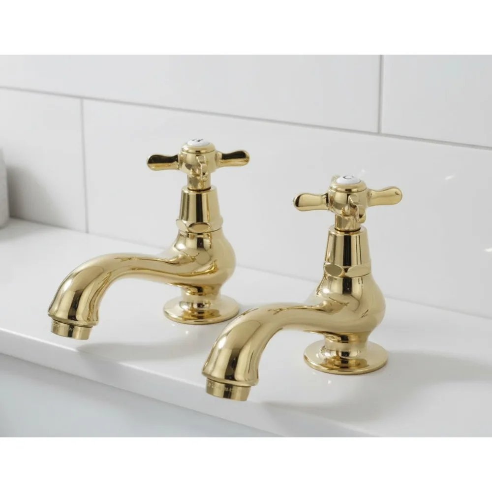 

Элегантный смеситель для раковины с крестообразной ручкой, полированная латунь для раковины в ванной комнате, прочный керамический картридж