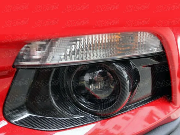 PENUTUP LAMPU KABUT SERAT KARBON untuk FORD MUSTANG 2015-2016