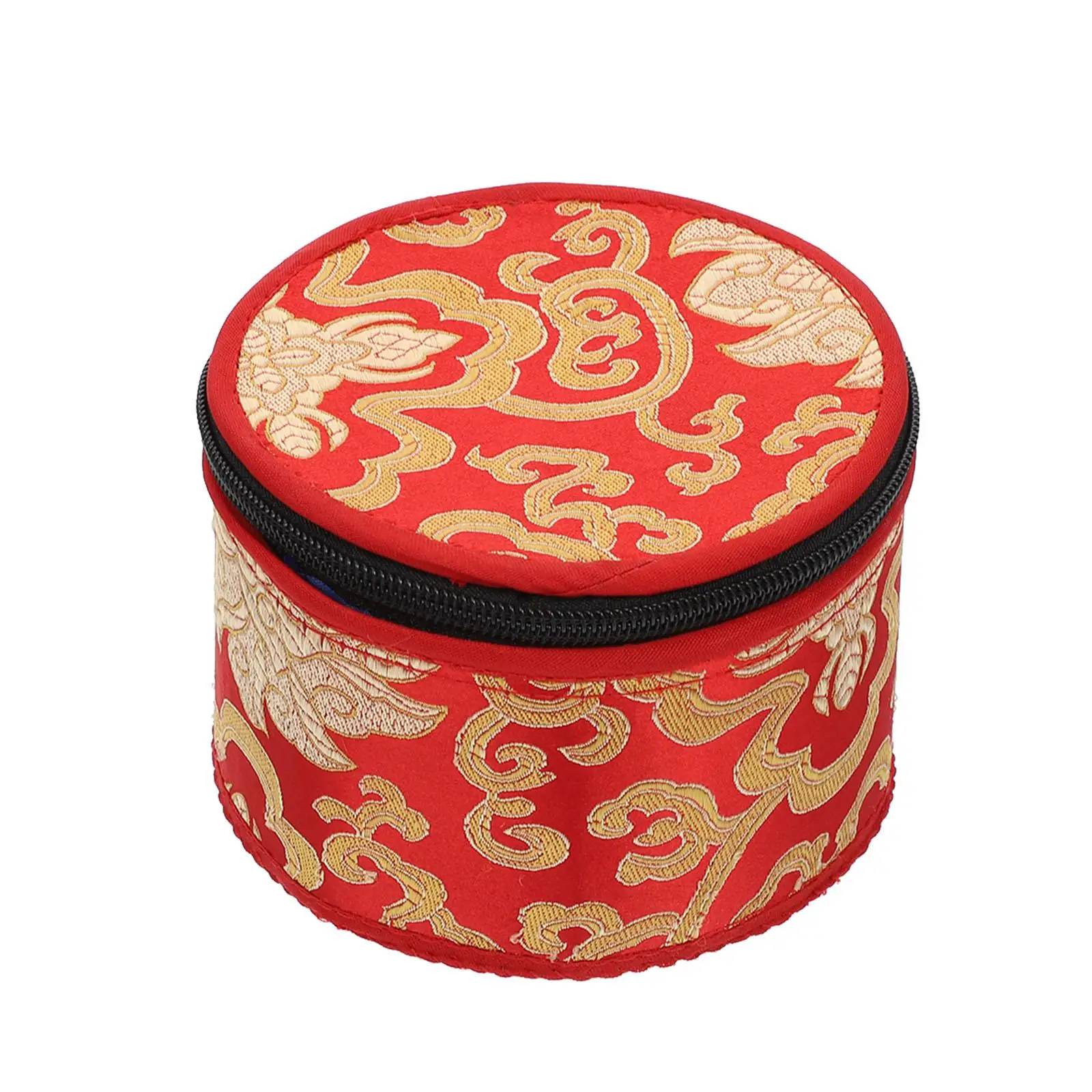 

Nepal Tibetan Bag 16CM Random Meditation Singing Bowl Bag Color Handmade Embroidery Storage Case Meditation Yoga Bowl Holder