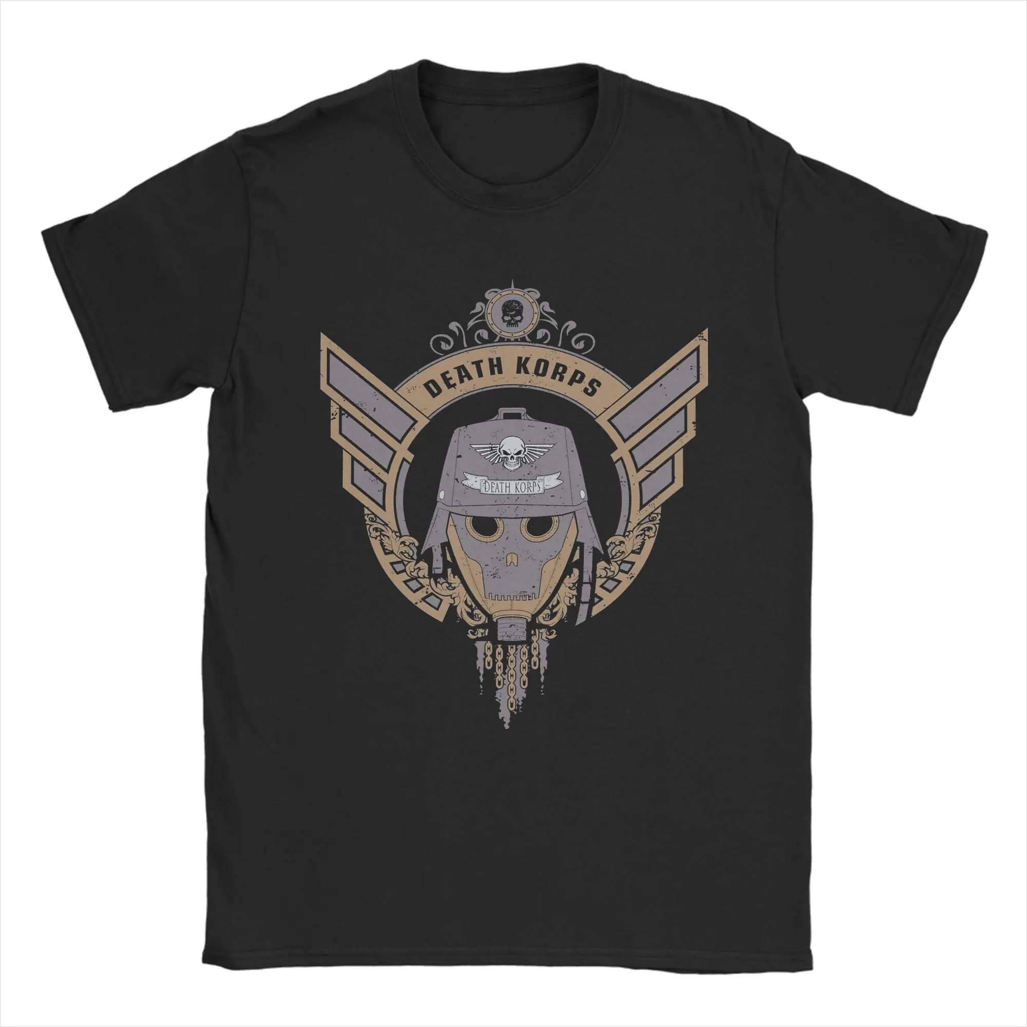 Death Korps of Krieg ELITE T-Shirts for Men  Casual Pure Cotton Tee Shirt Round Collar Short Sleeve T Shirt New Arrival Clothing