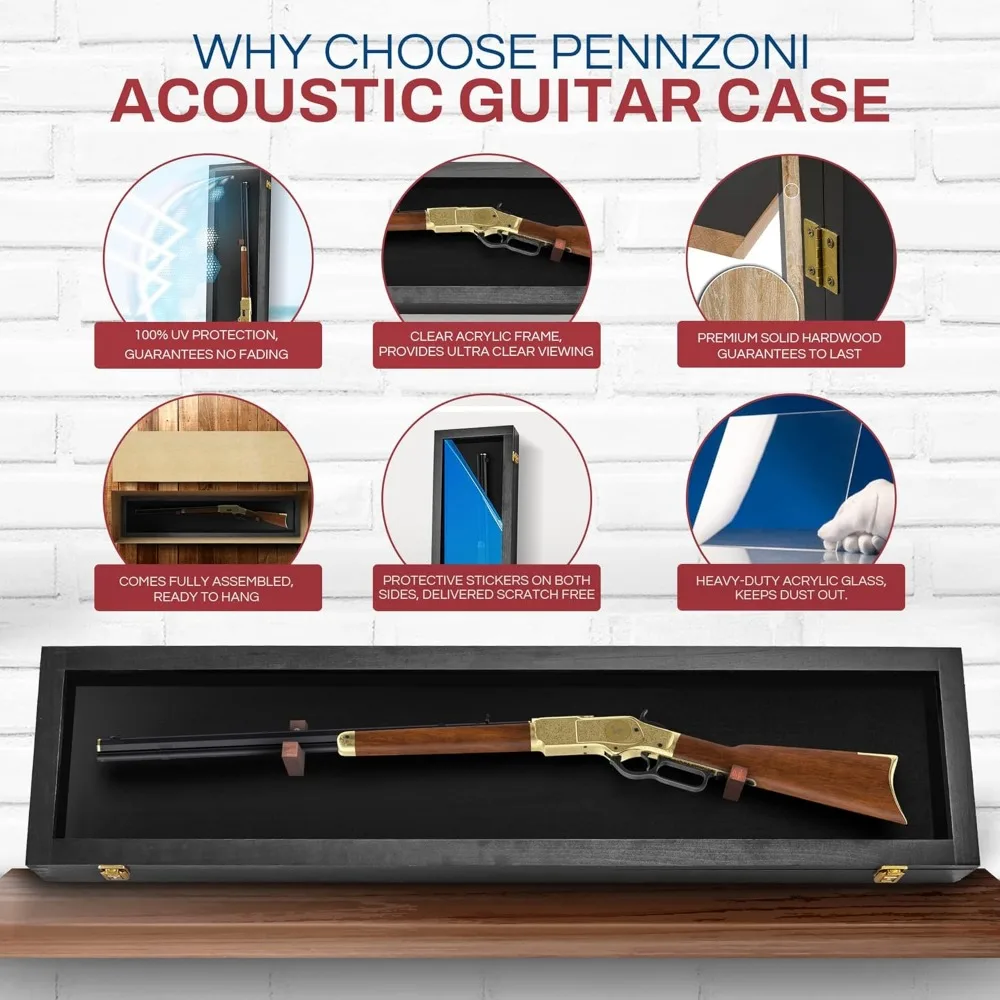 خزانة عرض آمنة للبندقية والبندقية مع خيار تركيب على الحائط على السيف #3