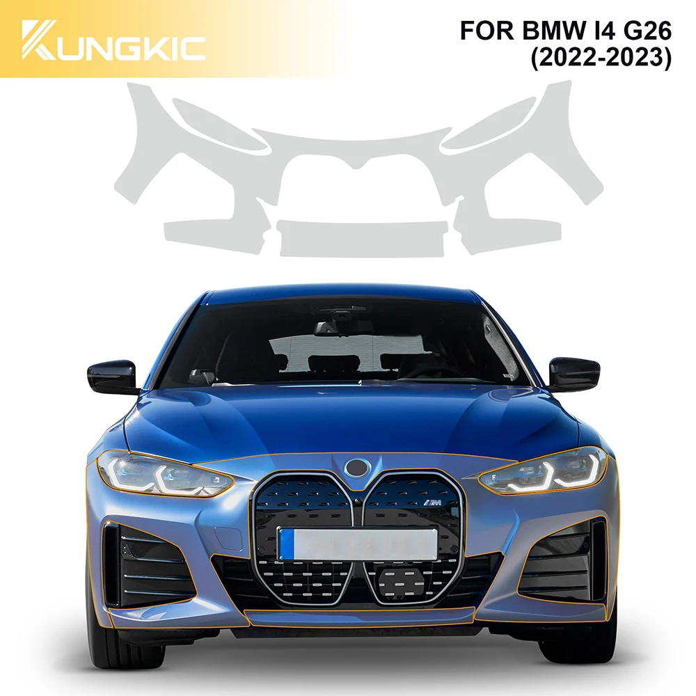 for BMW i4 G26 2022 2023 Anti-Scratch stickers Transpare Car Exterior PPF Paint Protection Film Tpu Transparent Protective Film