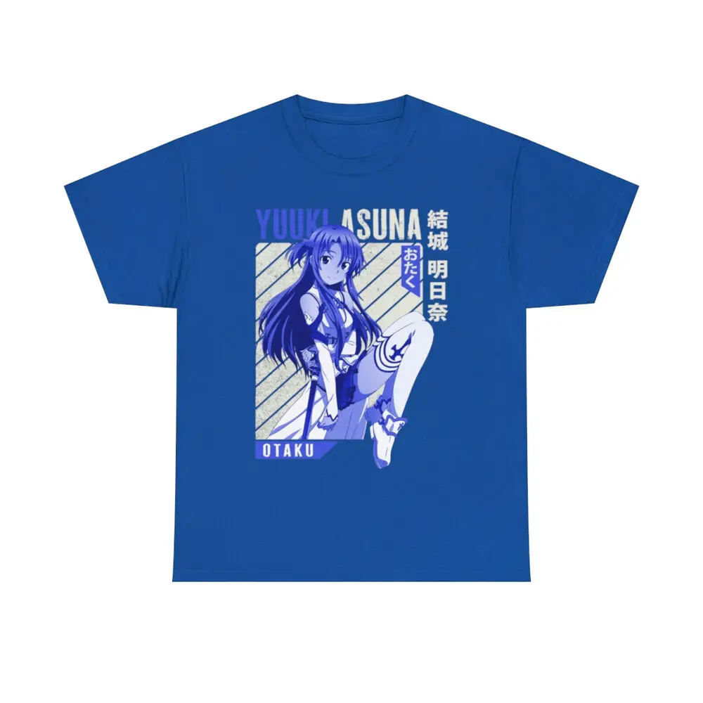 Yuuki Asuna Sword Art Online T-shirt Aesthetic Sexy Waifu Anime Girl All Size