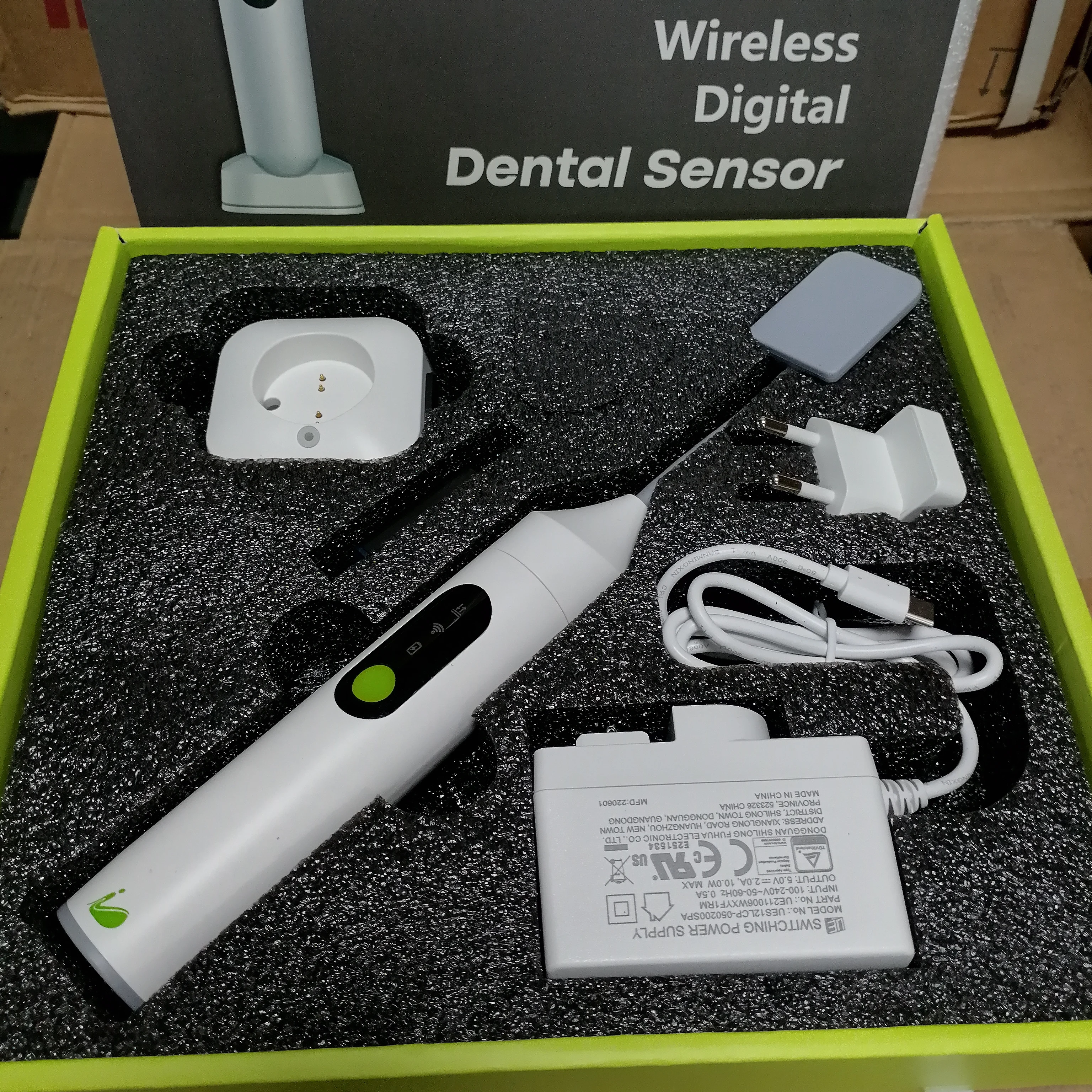 IRAY Wireless Wireless Digital Intraoral Sensor Wifi Dental Sensor Pluto 0002X Size Fit for Adult RVG Sensor Imaging System