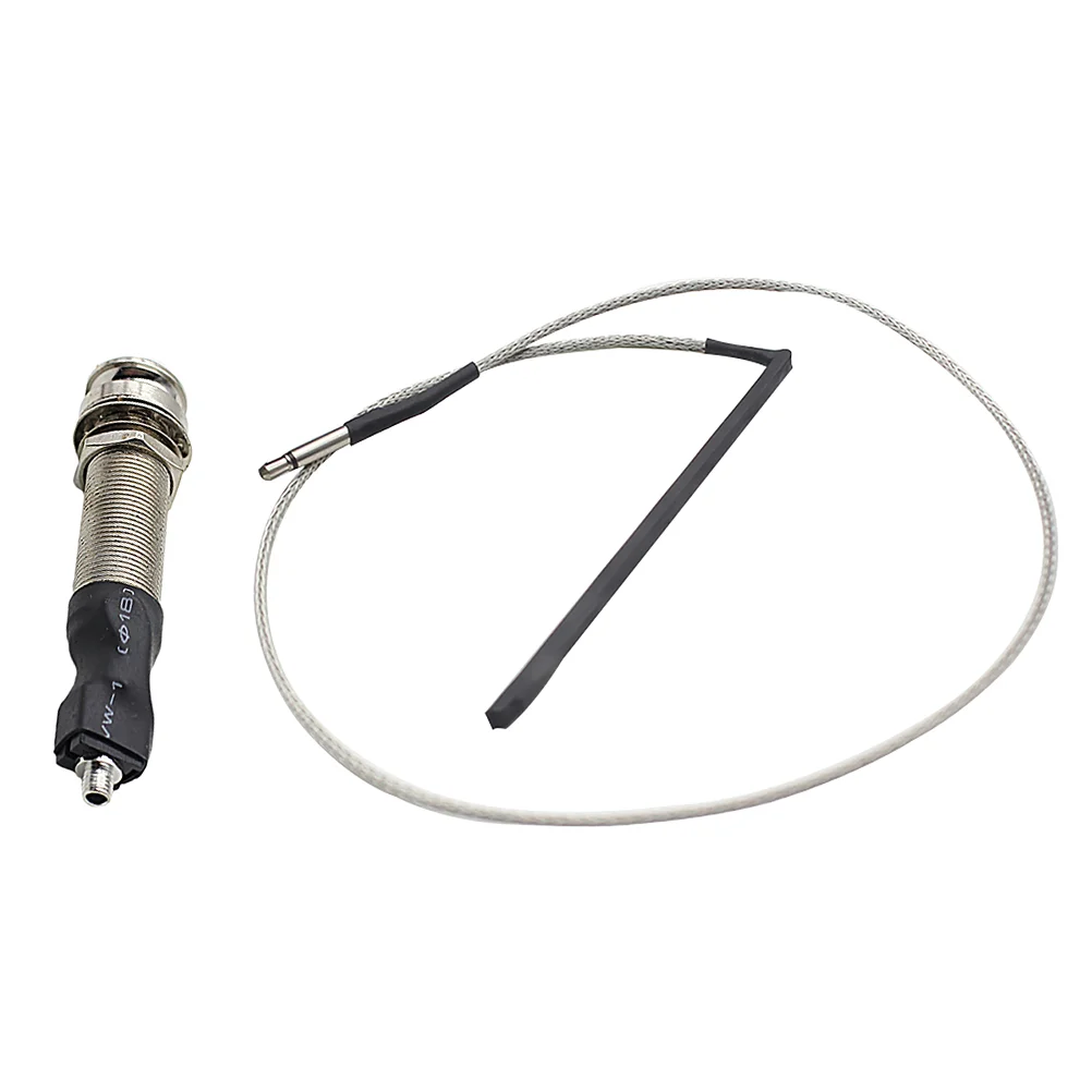 

Guitars Musical Instruments Pickup Stick Piezo Cable Parts Folk EQ Output Jack with and Black Supplies