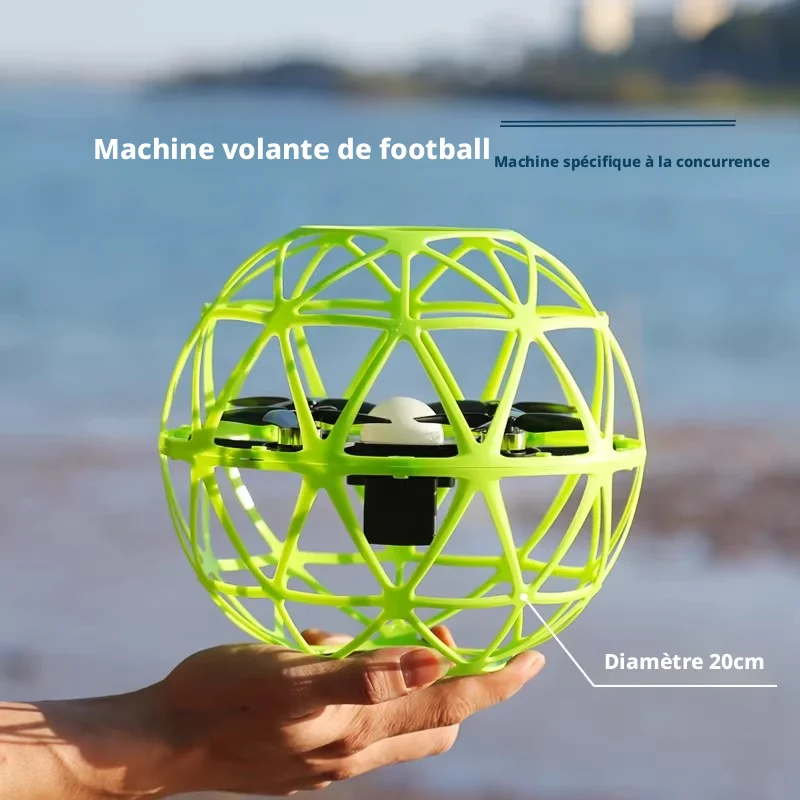 Nouveau drone de football de grande taille de 20 cm, résistant aux chocs, spécialement conçu pour les compétitions, quadricoptère télécommandé, jouet pour enfants