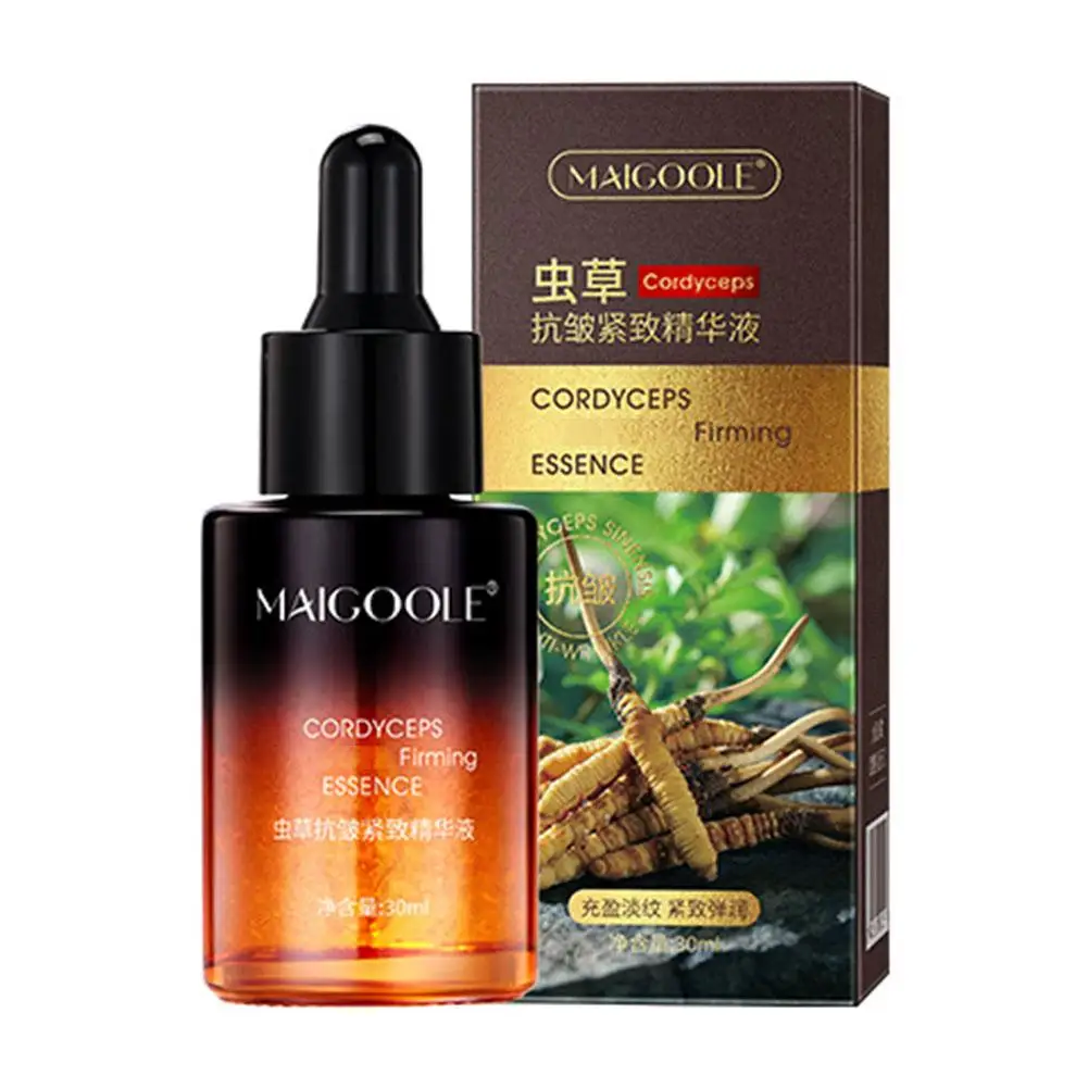 Cordyceps 안티 링클 세럼, 퍼밍 에센스, 모이스처라이징 스킨, 한국 케어 V0e2, 30ml