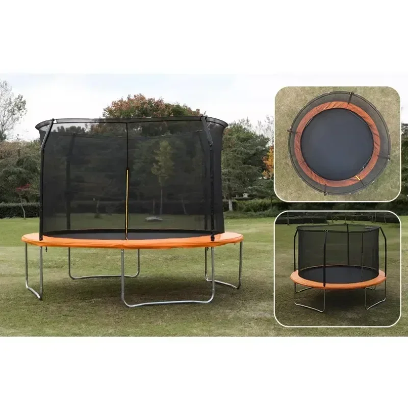 Outdoor Round Stable e Strong Trampolim para crianças e adultos, quadra de basquete, 18 pés, 16 pés, Big Spring, Fabricantes