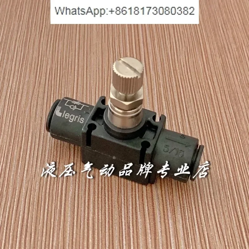 Pipe to pipe one-way speed regulating valve 7770 08 00