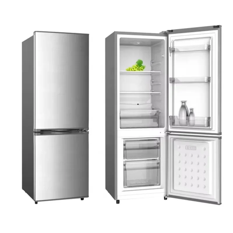 Double door defrosting refrigerator household bottom freezer, convenient, practical and durable
