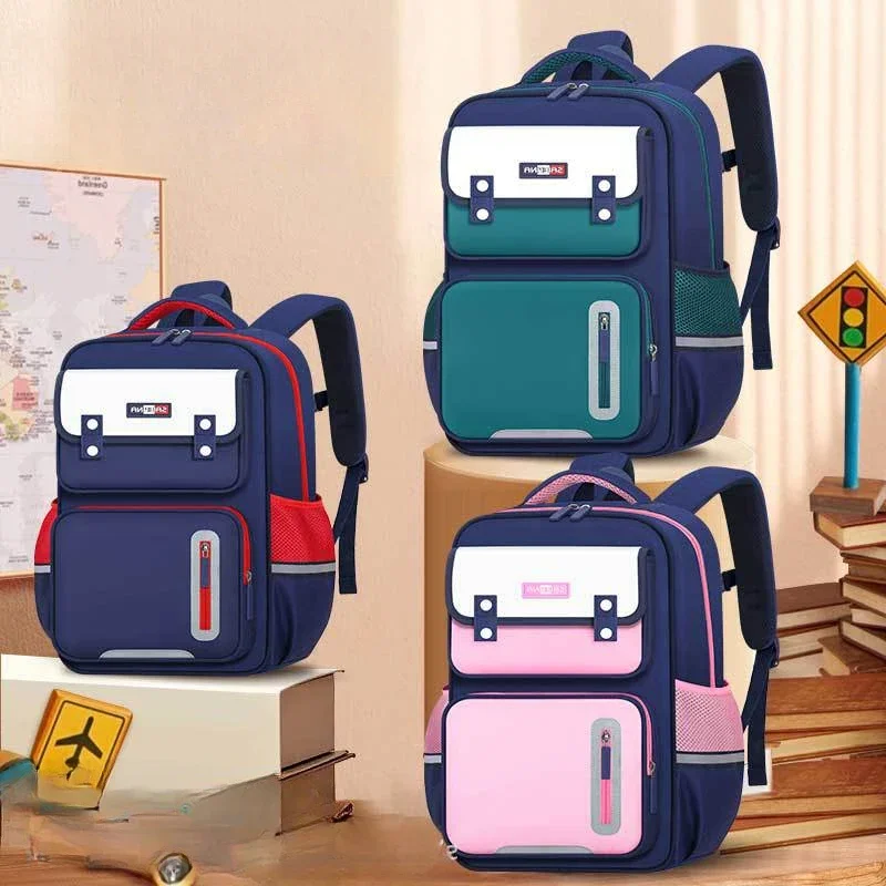 Children Schoolbag New Boy Girl Primary School Bag Waterproof Kids Shoulders Backpack Teenager Book Bag Mochila Infantil