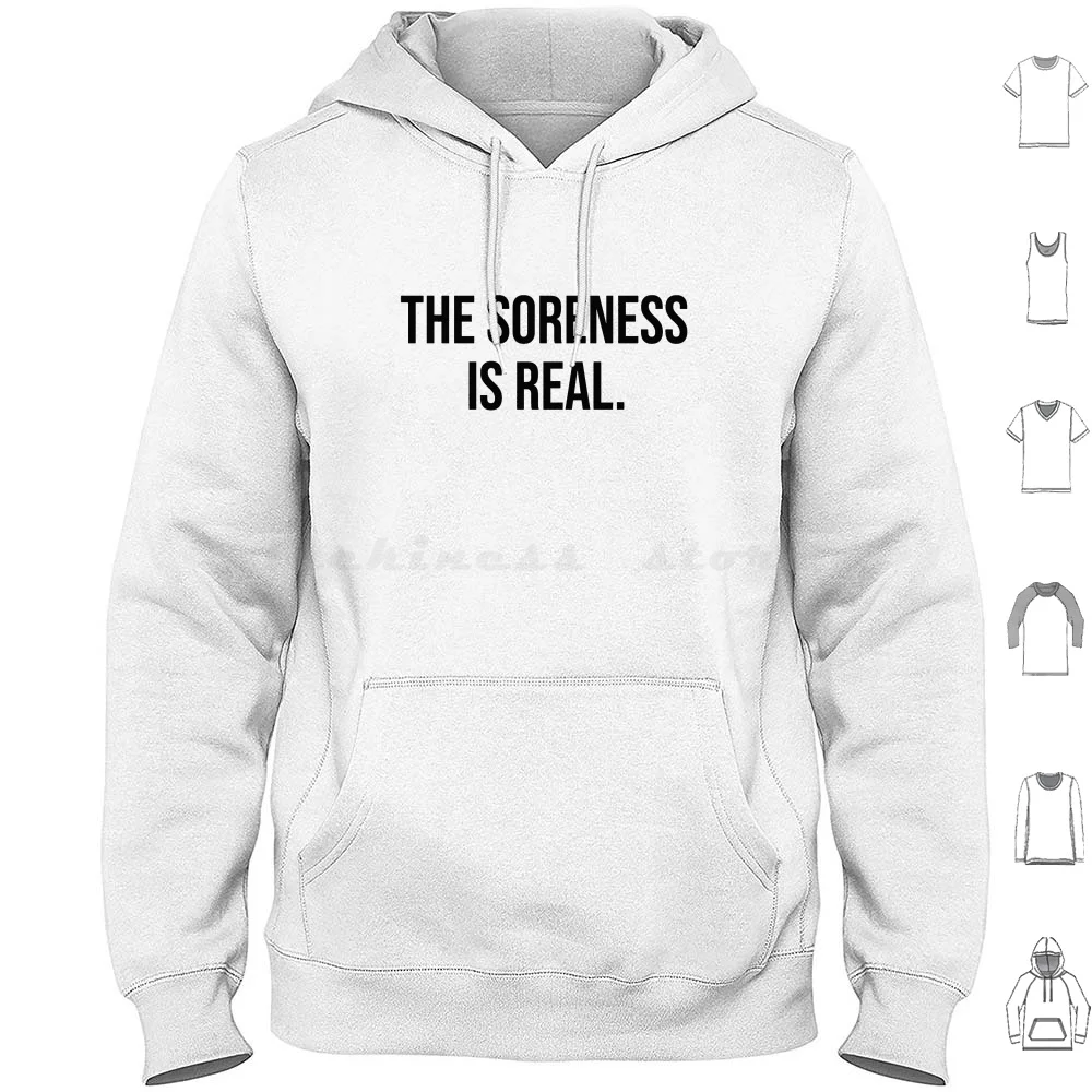 A dor é real hoodies manga longa esportes fitness a dor é real treino ginásio das mulheres treino engraçado ginásio
