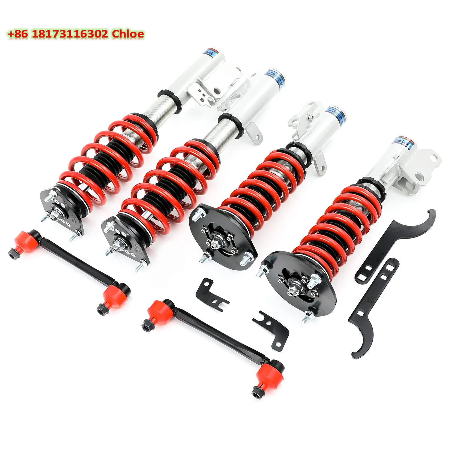 /fapo Ps035810 For Camry 6th Gen Xv40/acv40 2007-2011 Fully Adjustable Coilover Lowering Kit Suspension Shocks