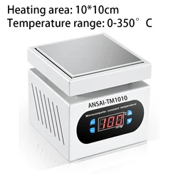 100*100mm Heating Station Digital Preheating Platform Electronic Hot Plate Maintenance Heating Station for PCB LCD Screen Repair