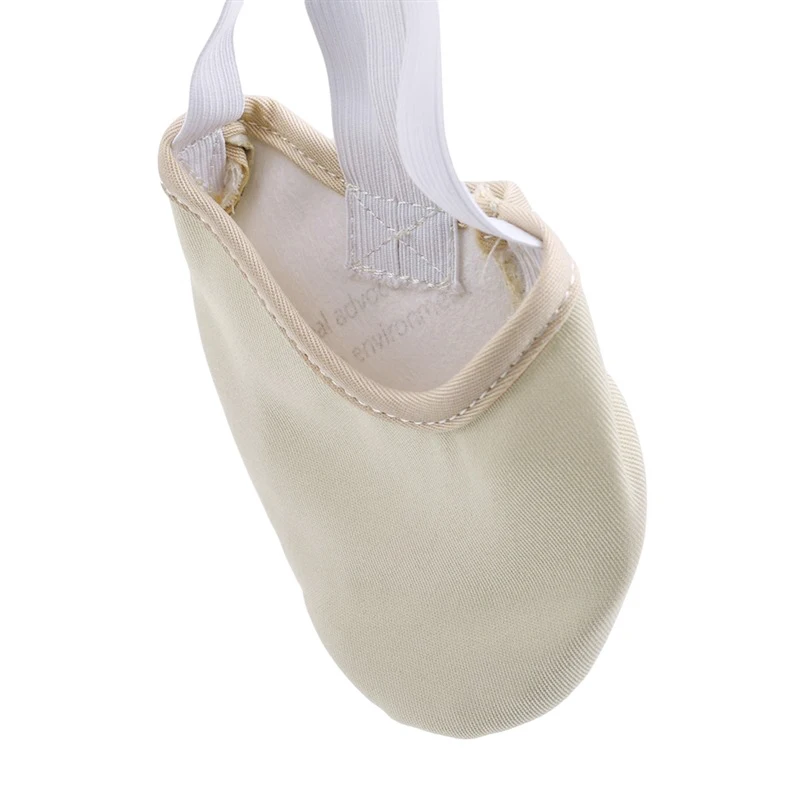 Zapatos de gimnasia rítmica para niñas y mujeres, zapatillas de Ballet, zapatos de media danza elásticos, zapatos de vientre modernos, 1 par