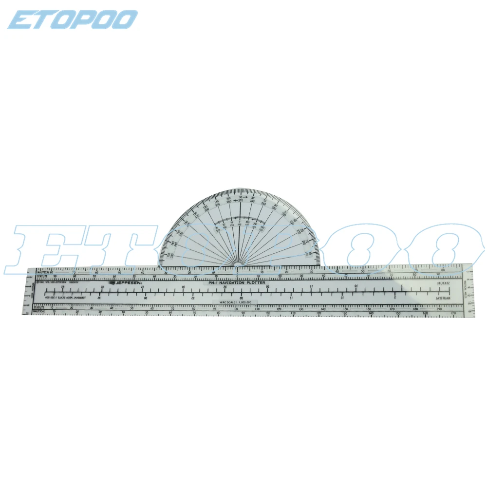 Pilot Slide Rule for Plastic Pilots Military Flight Slide Rule Aviation Flight Ruler Multifunctional navigation ruler protractor