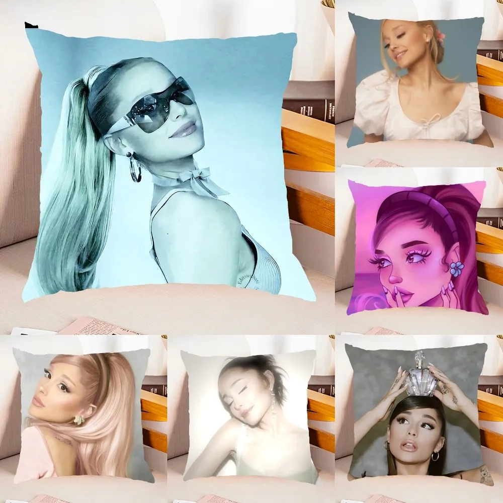 Ariana Grande Pillow Case Pillowcase Cushion Cover Throw Comfortable Pillow Case For Sofa Car Christmas Gift