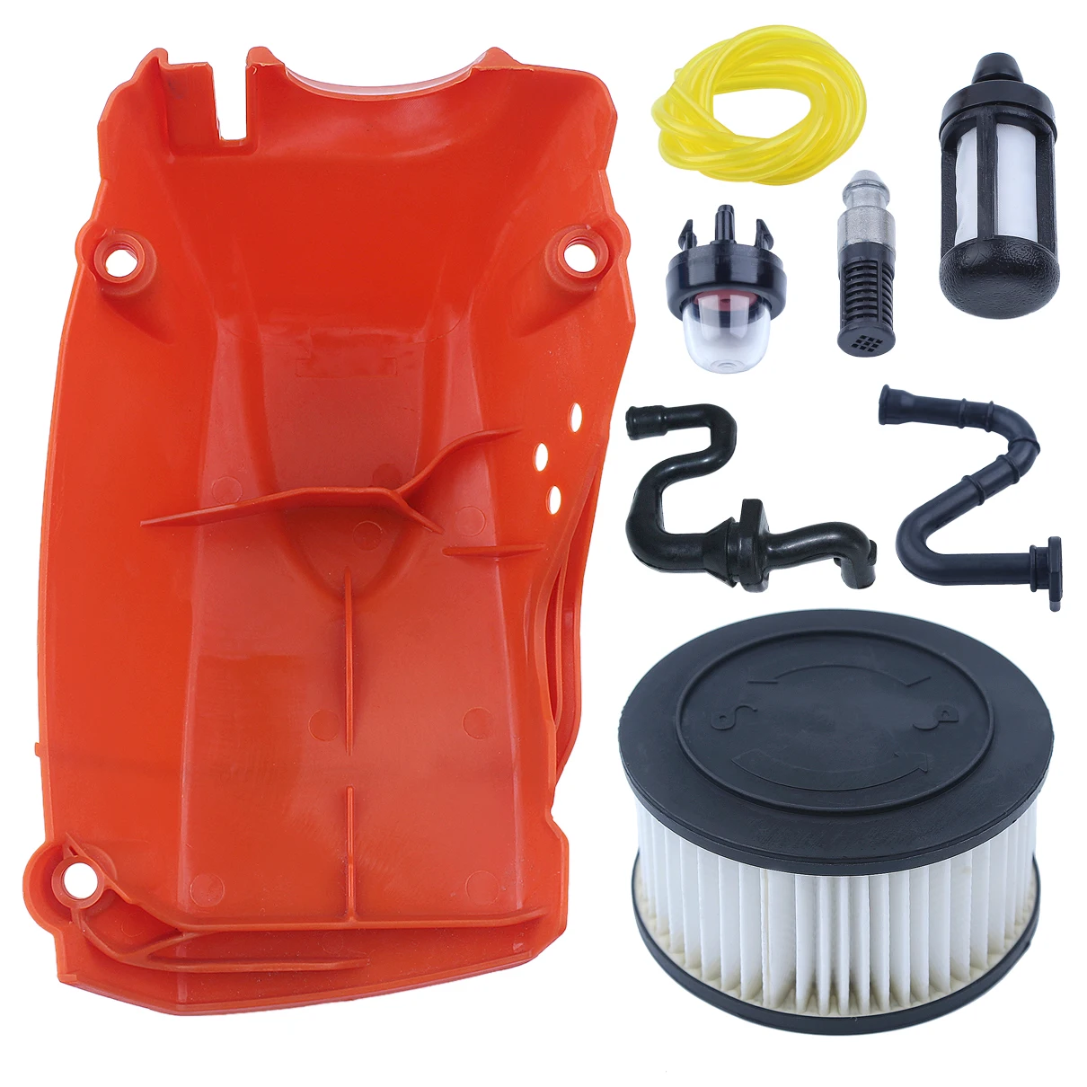 Imagem -02 - Superior do Cilindro de ar Filtro Capa Mortalha para Stihl Ms251 ms 251 Linha Filtro Óleo Combustível Motosserra Peças Reposição