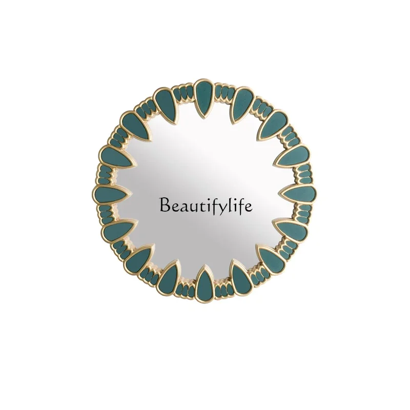 

ls 42Light luxury wall decoration pendant wall hanging mirror sofa background wall decorative mirror