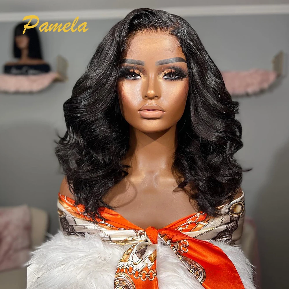 

Super Double Drawn 250% Density Loose Wave 13X6 Transparent Lace Frontal Glueless Wig Human Hair PrePlucked Ready To Go